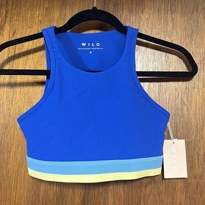 🆕.  Wilo Melbourne- Australia. Conrta Sport bra. Color Cobalt Blue.